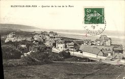 VINTAGE POSTCARD Blonville on Sea District of the street of the Pond