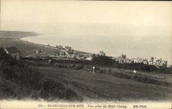 VINTAGE POSTCARD Blonville on Sea Seen from with the Canisy Mount