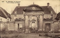 CPA Chateau du Calvados Porte du Chateau de Brecy 
