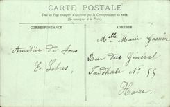 VINTAGE POSTCARD Bretteville on Width L Arrived of Tram TOP