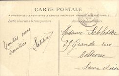 VINTAGE POSTCARD Lisieux and its Surroundings Castle of Breuil out of Trough the houses are L Francois time 1st