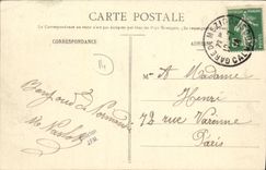 VINTAGE POSTCARD Gun close Mezidon