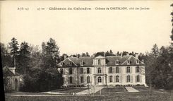 CPA Chateau du Calvados Chateau de Castillon cote des Jardins 