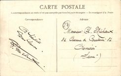 Panorama cercano del Apple brandy de Caumont Harcourt de la POSTAL de la VENDIMIA