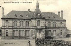 VINTAGE POSTCARD Caumont L Ventilates L Town hall