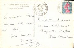 MODERN CARD Cesny Halbout Wood a pretty corner of the Park