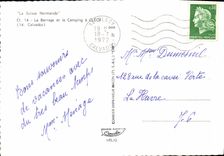 CPM Le Barrage et le Camping a Clecy 