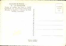 MODERN CARD Viaduct and rocks of Parks have Clecy Cauchoises in visit in Switzerland Normande Biaudes and Coeffes GRoupe Bridge D Ouilly