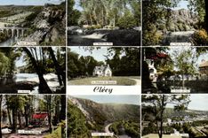 MODERN CARD Switzerland Normande Clecy Souvenir Valley of L decorates Moulin of Vey