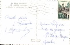 CPM Clecy Le Viaduc et les Rochers des Parcs