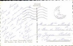 MODERN CARD Clecy Rocks of the Parks and the Viaduct