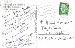 MODERN CARD Hotel of the site Norman G Helix Clecy Restorer