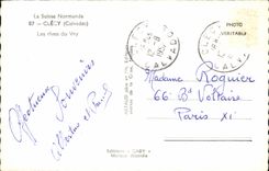 CPM Clecy Les rives du Vey