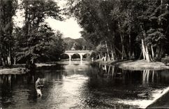 CPM Clecy Le Pont du Vey pecheur