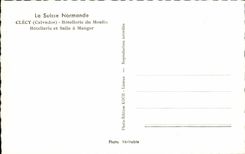 CPM Clecy Hotellerie du Moulin Hotellerie et Sallee a Manger