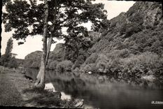 MODERN CARD Clecy L Decorates and the rocks of the parks