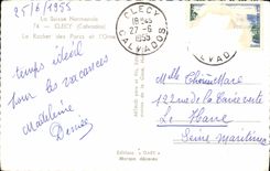 MODERN CARD Clecy the Rock of Paracs and L Decorates