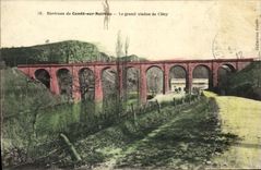 VINTAGE POSTCARD Surroundings of Cop on Noireau the large Viaduct of Clecy