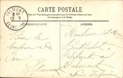 La POSTAL L de la VENDIMIA adorna Pittoesque Clecy el punto de las rocas del barco de los parques