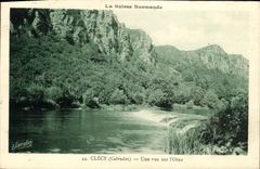 VINTAGE POSTCARD Clecy a sight on L Decorates