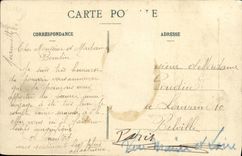 La POSTAL Clecy L de la VENDIMIA adorna y las rocas de Vay