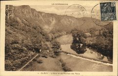 VINTAGE POSTCARD Clecy L Decorates and the Rocks of the Parks