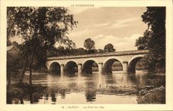 VINTAGE POSTCARD Clecy the Bridge of Vey