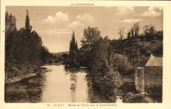 VINTAGE POSTCARD Clecy Bords of L Decorates towards Cambronnerie