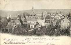 CPA Clecy Vue generale du Bourg