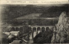 CPA L Orne Pittoresque Clecy Vue prise des Rochers des Parcs