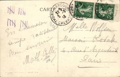 VINTAGE POSTCARD Switzerland Norman Clecy L Feeding trough Cows