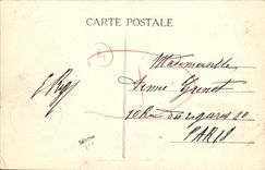 La POSTAL Suiza Normande Clecy L de la VENDIMIA adorna y el puente de la barca de Serverie