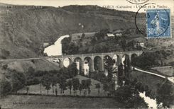 CPA Clecy L Orne et le Viaduc