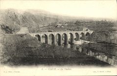 CPA Clecy Le Viaduc