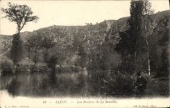 VINTAGE POSTCARD Clecy Rocks of the Battle