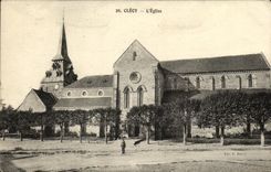 VINTAGE POSTCARD Clecy L Church