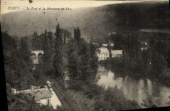 CPA Clecy Le Pont et la Minoterie du Vey