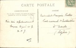 VINTAGE POSTCARD Clecy the Bridge of Vey Lavender fields