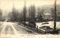 VINTAGE POSTCARD Clecy Mill of Vey