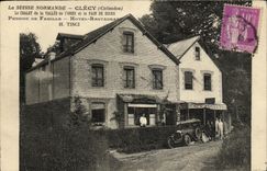 CPA La Suisse Normande Clecy Le Chalet de la Vallee de l Orne et le Pain de Sucre