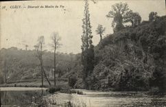 VINTAGE POSTCARD Clecy Outfall of the Mill
