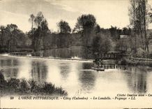 VINTAGE POSTCARD Clecy Landelle Landscape