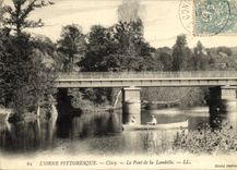 VINTAGE POSTCARD Clecy the Bridge of Landelle