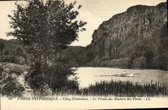 CPA Clecy La pointe des rochers des parcs