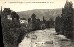 CPA Clecy Vue Prise du Pont du Vey