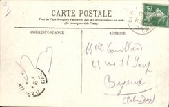 VINTAGE POSTCARD Clecy prospect