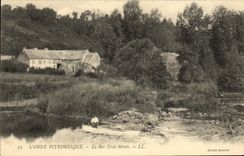 VINTAGE POSTCARD Orne Bottom Three mounts