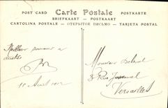 VINTAGE POSTCARD Courseulles on Sea the restaurant of the park to oysters