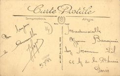 VINTAGE POSTCARD Restoring Courseulles On Sea of the Park to oysters