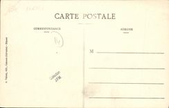VINTAGE POSTCARD Courseulles Park with oysters of the Young msion Heroult